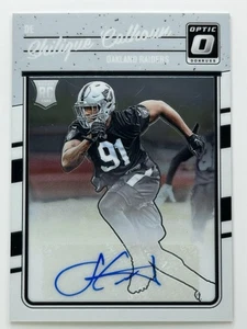 2016 Donruss Optic Rated Signatures /150 Shilique Calhoun Rookie Auto RC - Picture 1 of 2