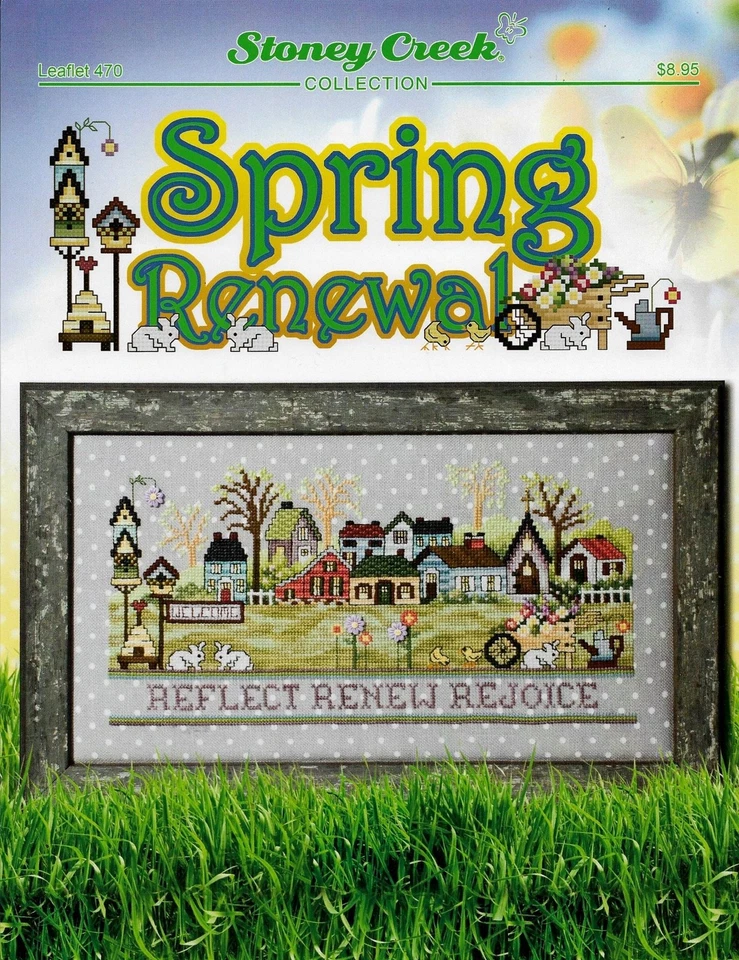 Spring Renewal LFT470 by Stoney Creek cross stitch pattern - Image 1 of 1