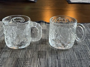 Vintage 1995 McDonalds, Batman Forever Glass Mug/Cup ~ Two-Face, The Riddler - Picture 1 of 23