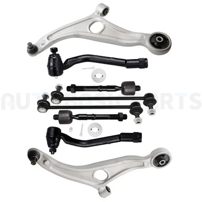 For 2014-2015 Kia Optima 8 Pcs Front Tie Rod Stabilizer Bar Control Arm Kits - Image 1 of 4