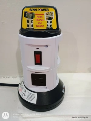 Spin Power by Bell + Howell Surge Protector Charging Station 4 Outlets / 6 USB X - Image 1 of 3