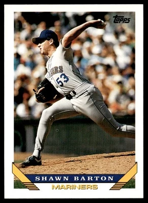 1993 Topps Shawn Barton Rookie Seattle Mariners #569 - Image 1 of 2