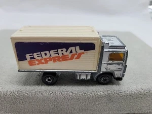 Vintage 1981 Matchbox Volvo Federal Express Truck FedEx Truck 1:64 - Foto 1 di 14