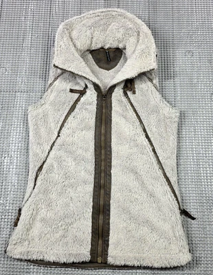 Chaleco de vuelo Kuhl para mujer talla S pelo alto polar imitación piel con capucha cremallera completa Foto 1 de 4
