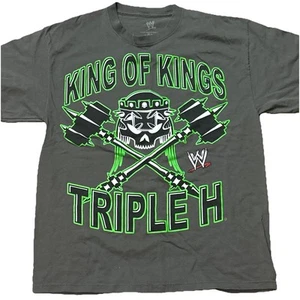 WWE Triple H Shirt Herren Large grau Wrestling HHH King Of Kings Skulll Grafik - Bild 1 von 5