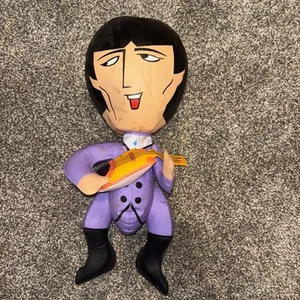 BEATLES George Harrison Inflatable Vinyl Cartoon Doll-Vintage Original 1966 NEMS - Picture 1 of 4