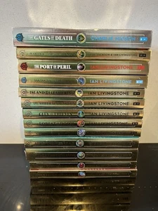 Fighting Fantasy Books x13 Steve Jackson & Ian Livingstone Gamebooks PB - Picture 1 of 3