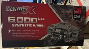 Traveller X EWV6000FSR Synthetic Rope Winch 12V DC 6,000 lb.- NEW - Bild 1 von 1
