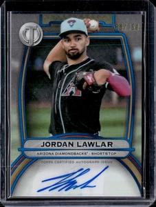 2025 Topps Tribute Jordan Lawlar Auto Blue /150 Diamondbacks (50A) - Picture 1 of 2