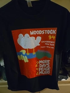 WOODSTOCK 1994 SAUGERTIES NY T-SHIRT LARGE - Picture 1 of 1