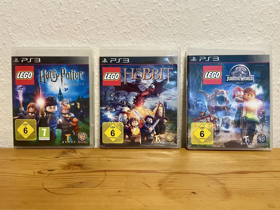PlayStation 3 PS3 Spiele LEGO Harry Potter Jahre 1-4 Hobbit Jurassic World FSK 6 - Bild 1 von 2