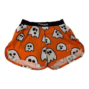 Pantalones Cortos para Correr ChicknLegs Para Hombres Grandes Naranja Fantasma Halloween Diversión Atlética Dividida - Imagen 1 de 9