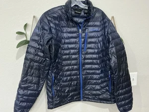 Marmot Down Jacket Men’s Size Large Blue - Picture 1 of 8
