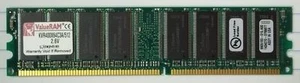 Kingston 512MB PC3200 DDR-400MHz Unbuffered non-ECC CL3 (3-3-3) 184-Pin DIMM - Picture 1 of 4