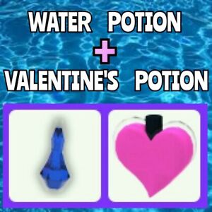 💧 WATER POTION & VALENTINES POTION ❤️ - Adopt Me - Roblox Walking love heart