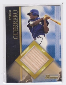 2002 Topps Bowman Baseball - Game Used Relics -Standard -Cristian Guerrero #BRCG - Picture 1 of 1