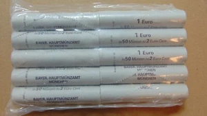 R26/2) Dt 2002 D 10er Pack, 2 Cent Rollen, 10 Rollen, 10X (50 X 2 Cent) Original - Bild 1 von 4