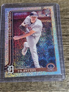 2025 TOPPS SERIES I #348 - BRANT HURTER - SILVER SAND GLITTER REFRACTOR - Picture 1 of 2