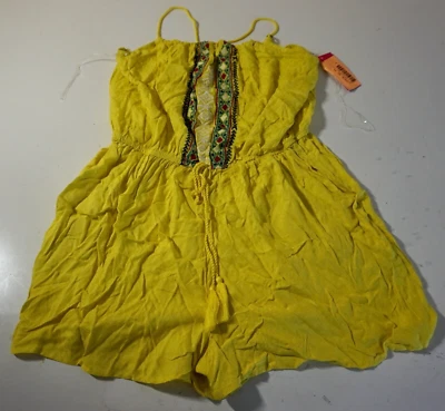 XHILARATION NIÑAS/JUNIORS PEQUEÑO MAMELUCO SIN MANGAS AMARILLO NUEVO CON ETIQUETAS!!! Foto 1 de 3