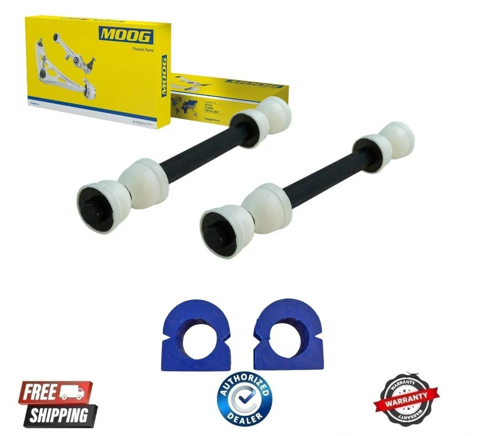 Новый премиум MOOG передней стабилизатора подвески ссылка втулки набор 4шт - Изображение 1 из 1