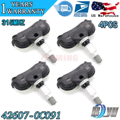 Sensor de presión de neumáticos 42607-0C091 TPMS para TOYOTA HIGHLANDER RAV4 SEQUOIA TUNDRA Foto 1 de 4
