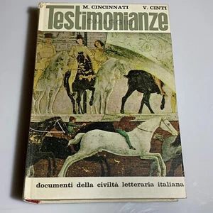 Zeugnisse Dokumente der italienischen literarischen Zivilisation AA.VV Zweiter Band - Bild 1 von 8