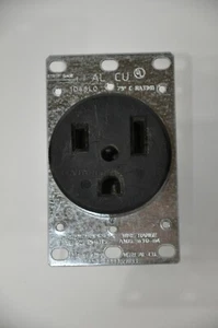 Leviton 3804CC, Power Outlet, 250 Volt, 50 Amp - Picture 1 of 2