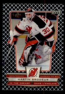 2007-08 McDonald's Upper Deck In the Crease #ICMB Martin Brodeur (ref 32465)