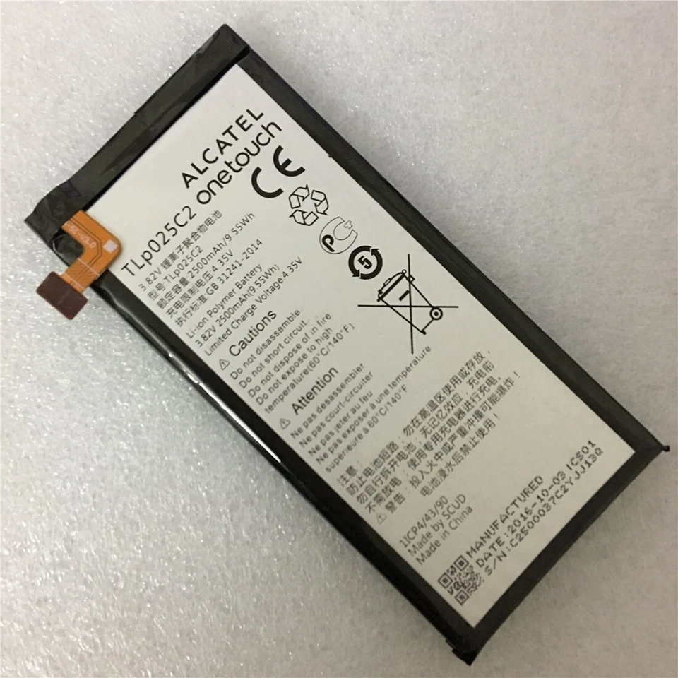 T MOBILE METROPCS ALCATEL ONETOUCH FIERCE 4 OT5056W OT5056N OEM BATTERY TLP025C2 - Image 1 of 1