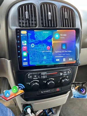 10" For 2001-2007 Chrysler Town & Country Carplay Android 13.0 Stereo Radio GPS Foto 1 de 4
