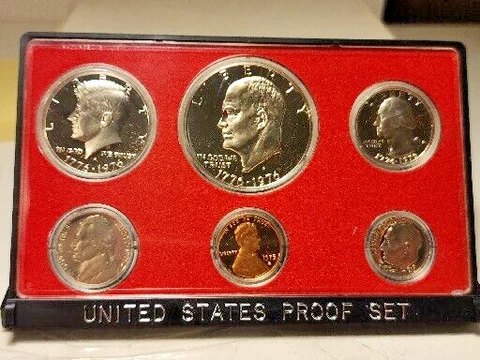 1975 Proof Set U.S. Mint Original Government Packaging OGP Collectible JRTB2 Cover