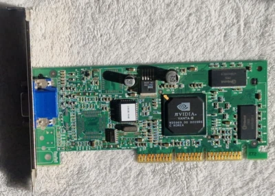 Nvidia 16MB AGP Video Graphics Card - Vanta-16 - Windows 95, 98, XP - Image 1 of 3