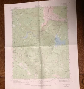Vintage USGS Topo Map Shaver Lake Quadrangle California 1953 - Picture 1 of 6