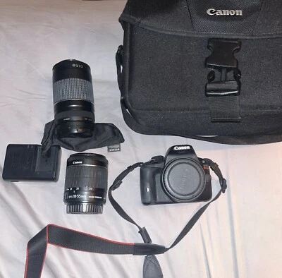 Juego de cámara digital Canon EOS Rebel SL1 18,0 MP SLR DSLR con lentes y bolsa Foto 1 de 4