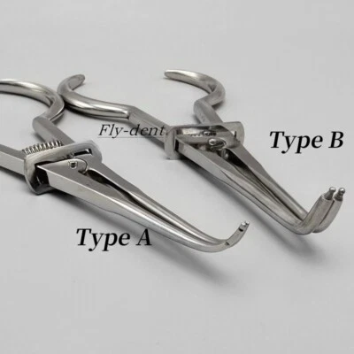 Alicate restaurador de matriz endodôntica dental braçadeira de borracha - Imagem 1 de 4