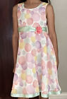 Jessica Ann Circles Colorful Easter Little girls Sz 6x dress