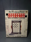 NEW NEW YORK TIMES CROSSWORD COMPANION ROLL A PUZZLE SYSTEM 48 PUZZLES & SOLUTIO