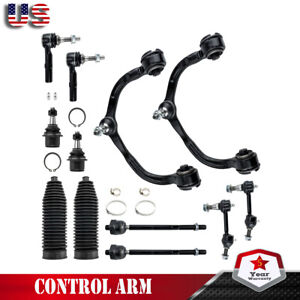 12pcs Front Upper Control Arms Tie Rod Ends Kit for 2003-2004 Ford Expedition