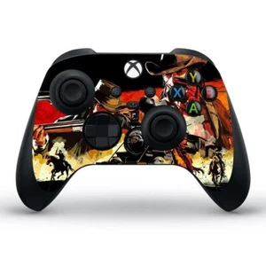 Xbox series X S Controller Skin Sticker Decal Vinyl Wrap Red Dead Game - Picture 1 of 1