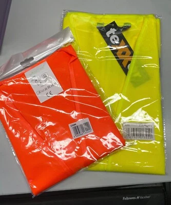 DIVERSE Warnschutzweste Autoweste KfZ-Weste Weste orange gelb Warnschutz