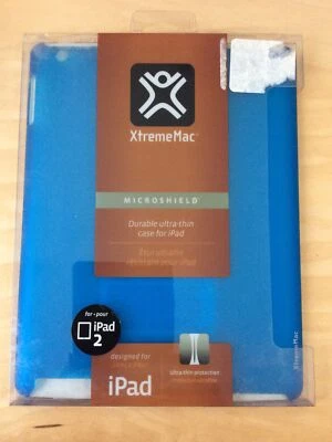 NEW XtremeMac PAD-MS2-23 MicroShield Ultra-Thin Case for Apple iPad 2 - BLUE  - Image 1 of 4