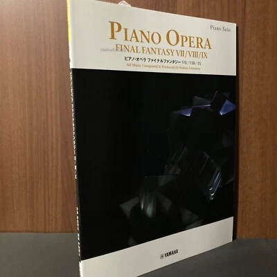 Final Fantasy Piano Opera Music VII VIII IX Video Game Sheet Music Score Book - Image 1 of 3