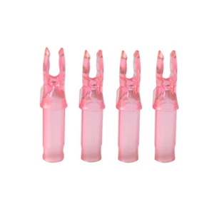 50pcs Archery Arrow Nocks Insert Tails Plastic Tips ID 6.2mm Shaft Bow Shooting - Picture 1 of 26