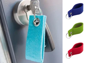 PortachiavI in feltro colorato uomo donna key ring chiavi anello colore - Foto 1 di 4