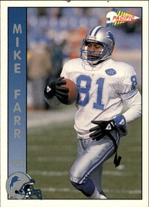 1992 Pacific Football Card #412 Mike Farr