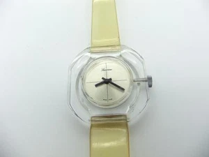 Reloj suizo mecánico vintage Lucerne Lucite para damas alrededor de 1970 - Imagen 1 de 1