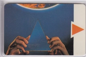 TEST SALON EXPO CARTE CARD .. BELGIQUE ALCATEL BELL RARE TRIANGLE 2 1990 NEUVE - Picture 1 of 2