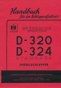Betriebsanleitung D-320 D-324 Mc Cormick IHC D-Serie Bta Betriebsanweisung - Bild 1 von 2