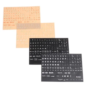 English Full Keyboard Frosted Transparent Keyboard Stickers Computer Noteb*j* - Bild 1 von 16