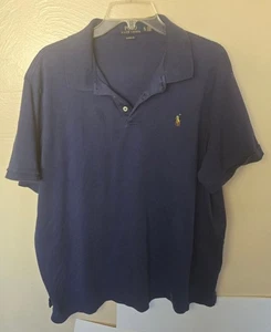 Polo Ralph Lauren Para Hombre Calce Clásico Algodón Suave Tejido Polo Talla XL Preppy - Imagen 1 de 5